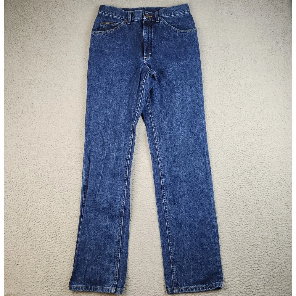 Vintage LEE Regular Fit Straight Leg Heavyweight Jeans Mens 32x34 Western Rodeo